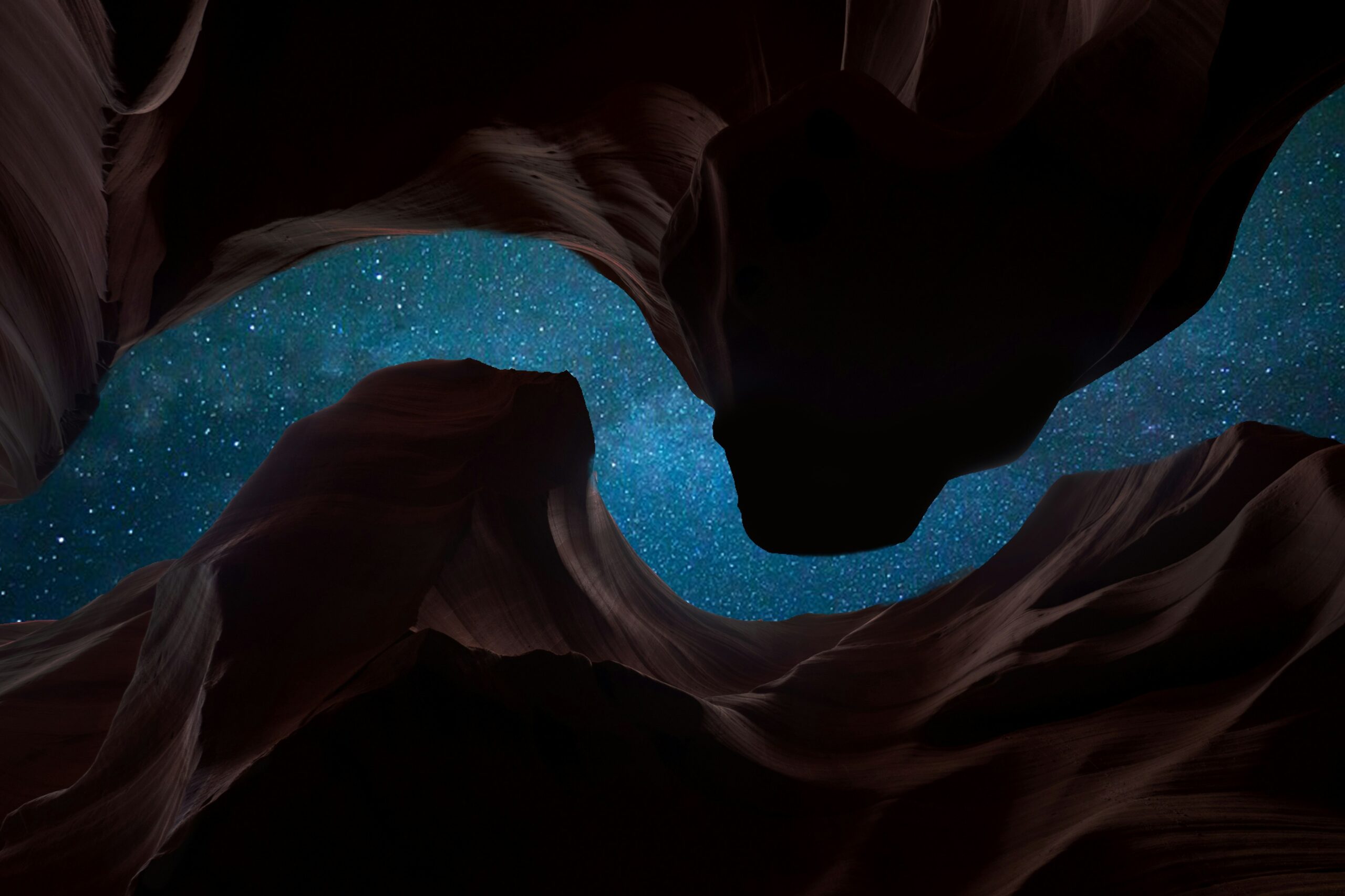 Image of a Utah slot canyon that symbolizes how we're less divided than we think